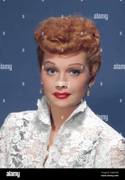 Lucille Ball Portrait Of The American Actress And Comedienne Lucille