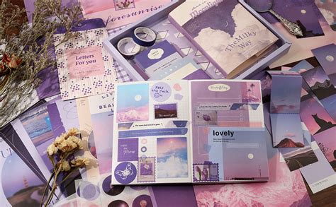 Draupnir Kit D Accessoires De Scrapbooking De Pi Ces Violet