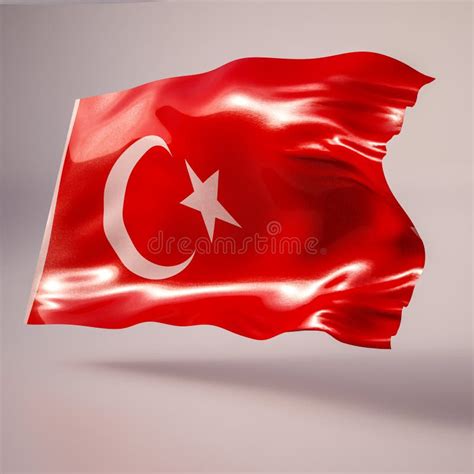 Waving Flag Of Turkey Stock Illustration Illustration Of Background