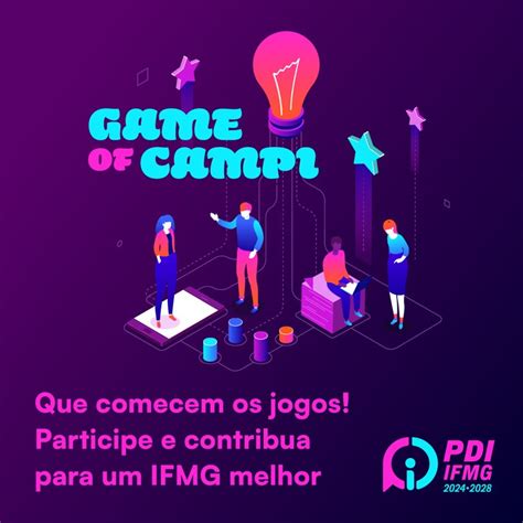 Que comecem os jogos IFMG lança o Game of campi para auxiliar na