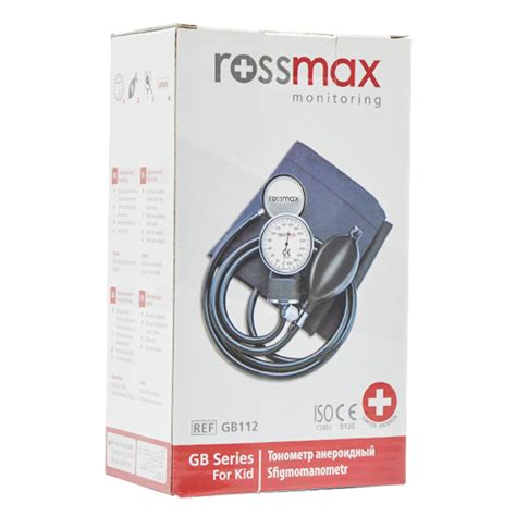 Rossmax Tensiometre Manuel Pediatrique Adulte A Brassards Gb