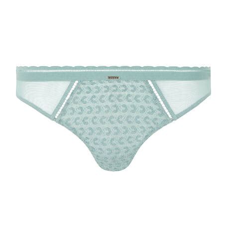 Chantelle Pieces Lingerie Set Monogram Treillis Green