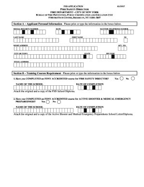 Fillable Online Fsd Application Fax Email Print Pdffiller