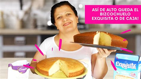 Como Agrandar Un Bizcochuelo EXQUISITA Paso A Paso O Cualquier Marca De