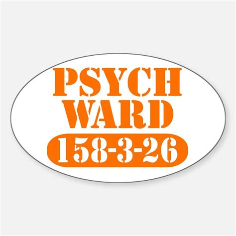 Psych Ward Stickers | Psych Ward Sticker Designs | Label Stickers ...