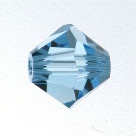 Swarovski Xilion Bicone Crystal Bead Mm Aquamarine Palmer