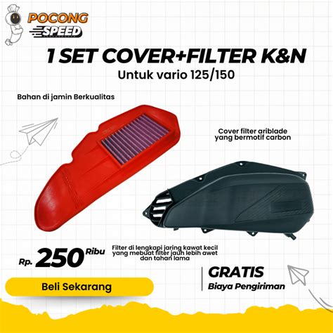 Jual Filter Saringan Udara Vario 125 Techno Cbs Kzr Filter Saringan