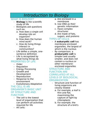 Biology 191A The Colonization Of Land By Plants And Fungi Notes The