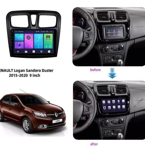 Radio Android 9 Pulgadas Renault Symbol Logan 2015 4gb 64gb Cuotas