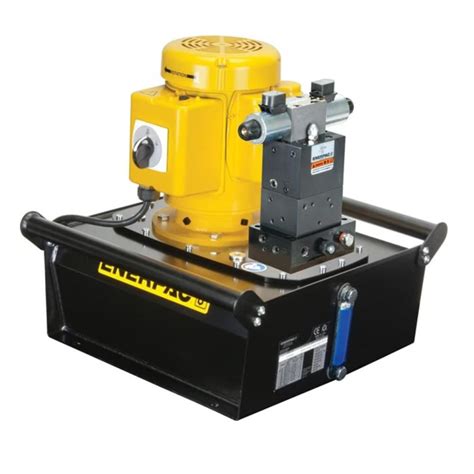 ZE 4308SE H Hydraulic Unit ENERPAC Three Stage Pump 700 Bar 3 3