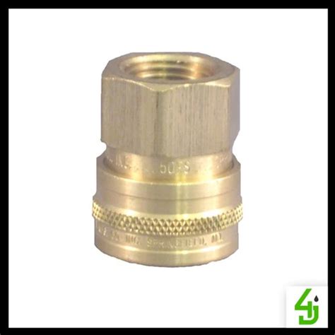 Brass Quick Connect Socket Female Pipe Thread 3 8 Inch Qcbstc66f 4j Hose And Supply