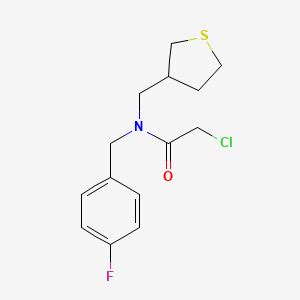 Chloro N Fluorophenyl Methyl N Thiolan Ylmethyl Acetamide