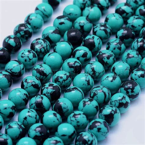 Wholesale Synthetic Turquoise Beads Strands Pandahall