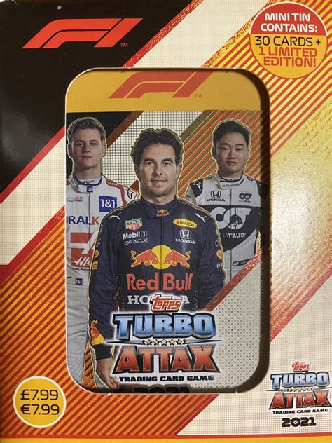 Topps Formula Turbo Attax Cards Mini Tin Pick Bottas Ricardo