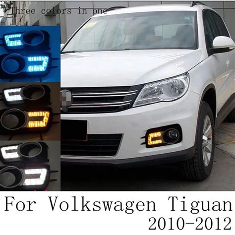 Drl For Volkswagen Vw Tiguan 2010 2011 2012 Daytime Running Lights Fog