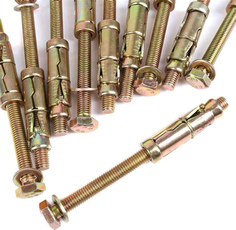 5X Heavy Duty Loose Bolt Shield Anchors - M10 x 135mm Expansion Bolts
