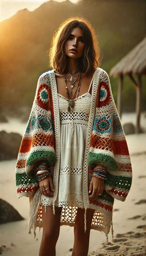 Pin De Bohoasis En Boho Crochet Ganchillo Hippie Chic Ropa De Estilo