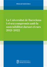 La Universitat De Barcelona I El Seu Comprom S Amb La Sostenibilitat