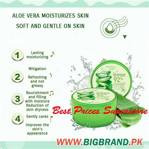 BIOAQUA Aloe Vera Gel Soothing and Moisturizing