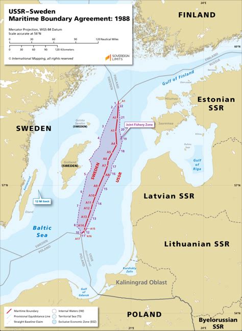 Post Soviet Maritime Boundary Delimitation In The Baltic Sea