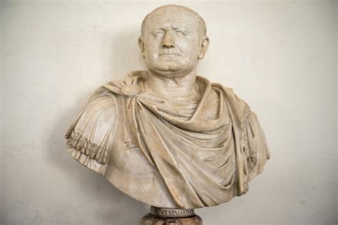 Bust Of Vespasian Uffizi Gallery Florence Editorial Image Image Of