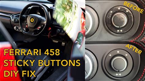 Ferrari Sticky Buttons Diy Fix Without Disassembly Youtube