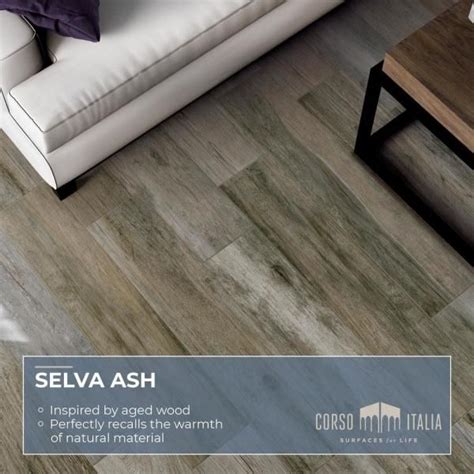 Corso Italia Selva Ash In X In Porcelain Floor And Wall Tile