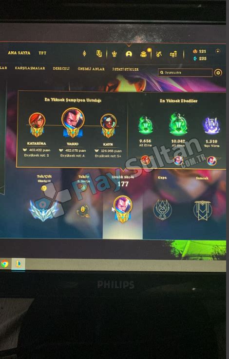 Yüksek MMRli Satılık League Of Legends Hesabı Satın Al ve Fiyatları