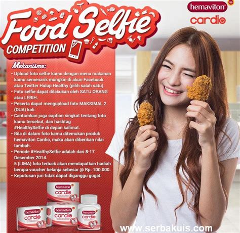 Kontes Selfie Bareng Makanan Berhadiah Voucher Belanja