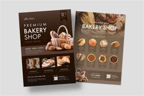 Bakery Flyer Template [AI, EPS, PSD] - BrandPacks