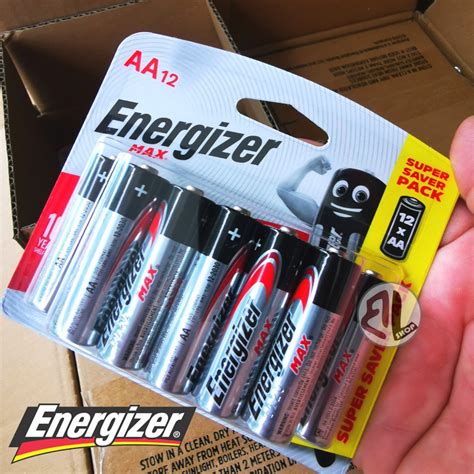 Official Energizer Max Aa Aaa V Alkaline Batteries Shopee Malaysia