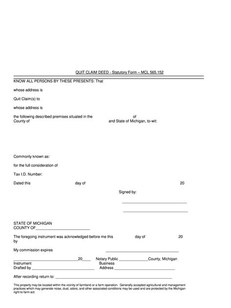 Michigan Form Fill Out Sign Online Dochub