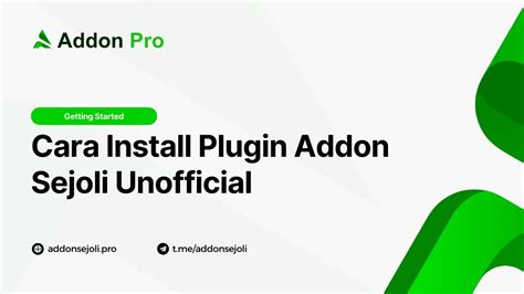 Cara Install Plugin Addon Sejoli Unofficial Youtube