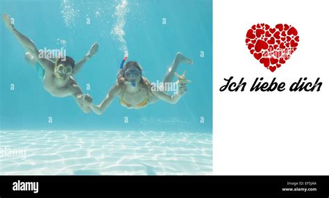 Woman Swimming Underwater Bikini Hi Res Stock Photography And Images