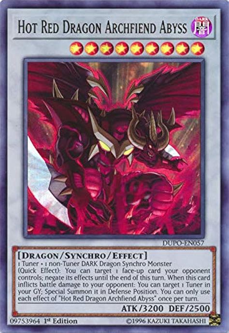 Hot Red Dragon Archfiend Yu Gi Oh Card Database Ygoprodeck Off