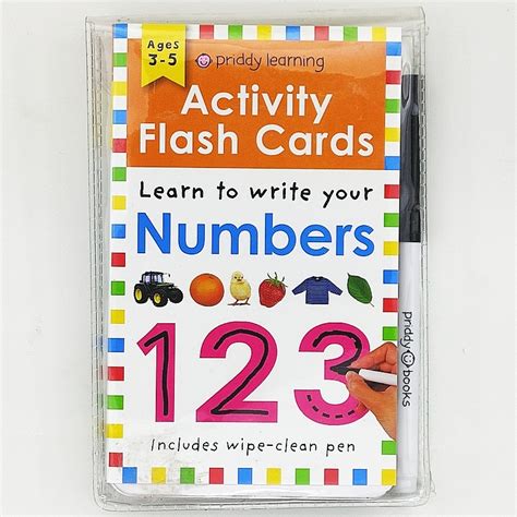 Jual ORIGINAL Priddy Learning Activity Flash Cards Learn To Write