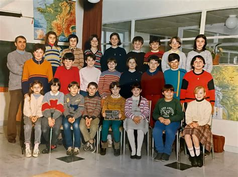 Photo De Classe Photo De Classe CM2 1984 1985 De 1985 Ecole Jeanne D