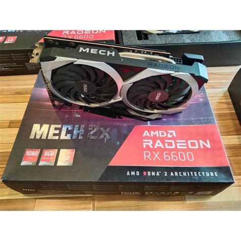 Msi Radeon Rx 6600 Mech 2x 8g 8gb Gddr6 ครบกล่อง ประกัน 18112024