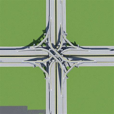 Freeway Interchange Minecraft Project