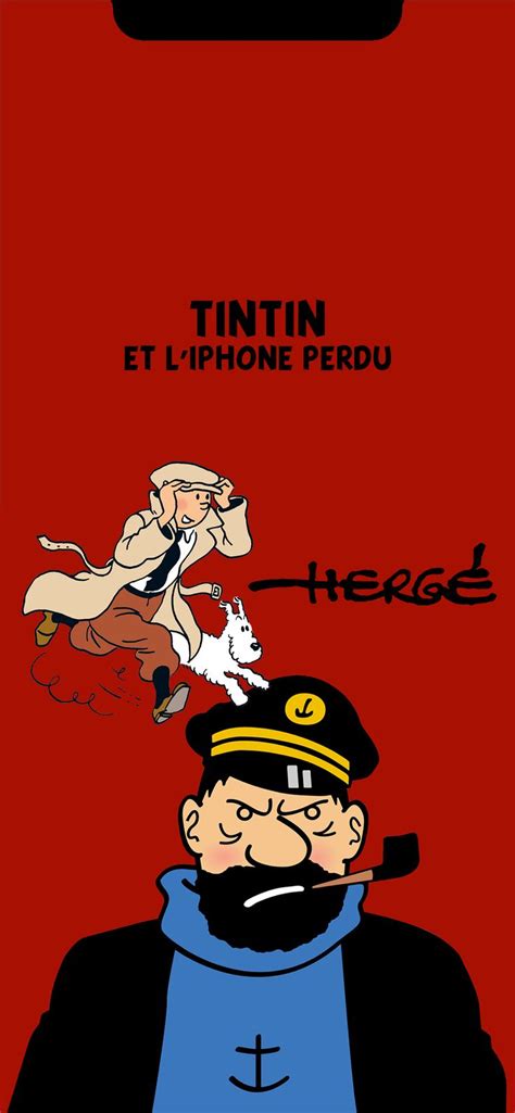 Petit wallpaper de Tintin pour iPhone X | Tintin, Iphone wallpaper, Iphone