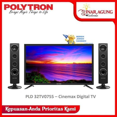 Polytron Led Tv Tv Pld Tv Inch Cinemax Digital