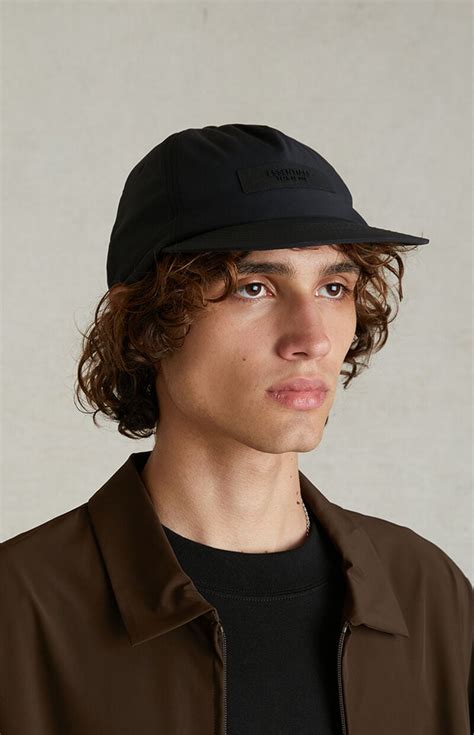 Fear Of God Essentials Black Baseball Hat Pacsun