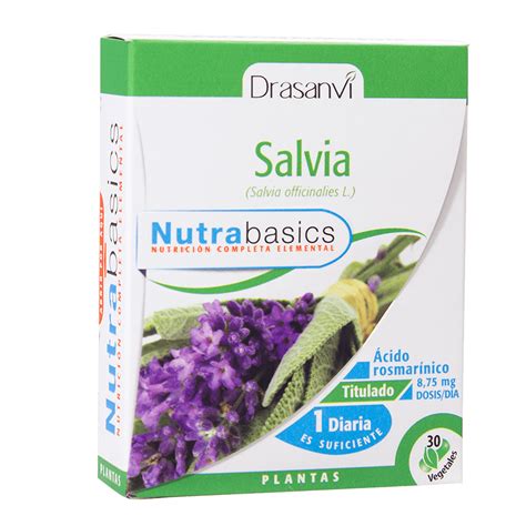 Sage 30 Capsules Nutrabasics Drasanvi Drasanvi English