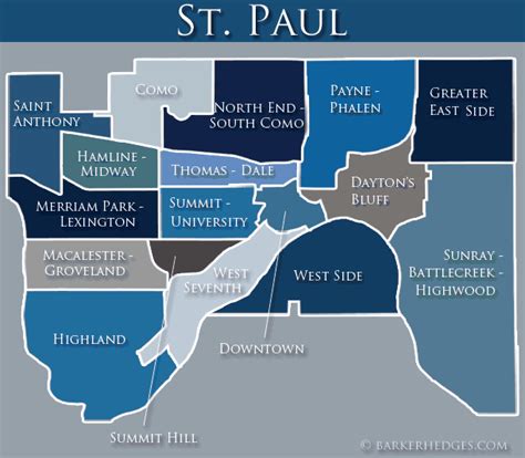 St Paul Map