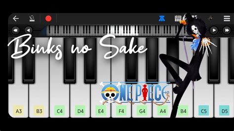 Binks No Sake On Piano Easy Tutorial For One Piece Fans Youtube