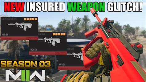 New Dmz Insured Weapon Glitch Weapon Dupe Mw Dmz Glitches Youtube