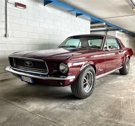 1968 Ford Mustang Coupe 289 Vin 8t01c187188 Classiccom