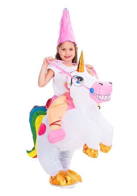 Kids Inflatable Unicorn Ride-On Costume | Kid's Inflatable Costumes