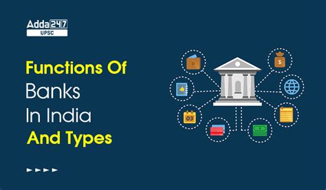 functions  banks  india  types