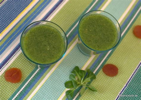 Gr Ner Smoothie Mit Birne Und Aprikose Katha Kocht